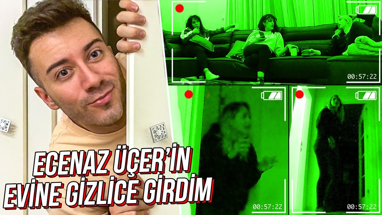ECENAZ 'IN EVİNDE GİZLİCE KALIP KORKUTTUM ?! (İntikam)