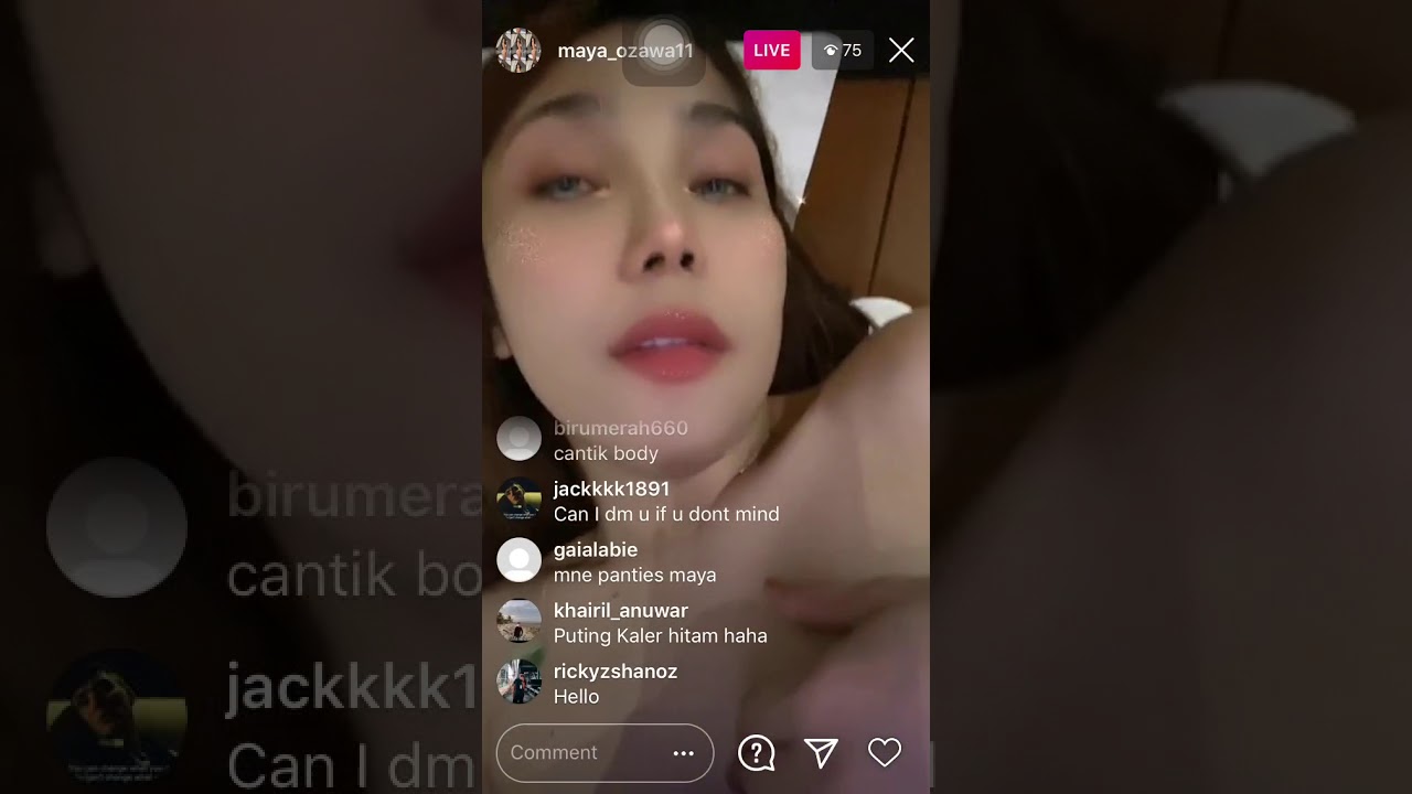 E.D Instagram live:Maya Ozawa