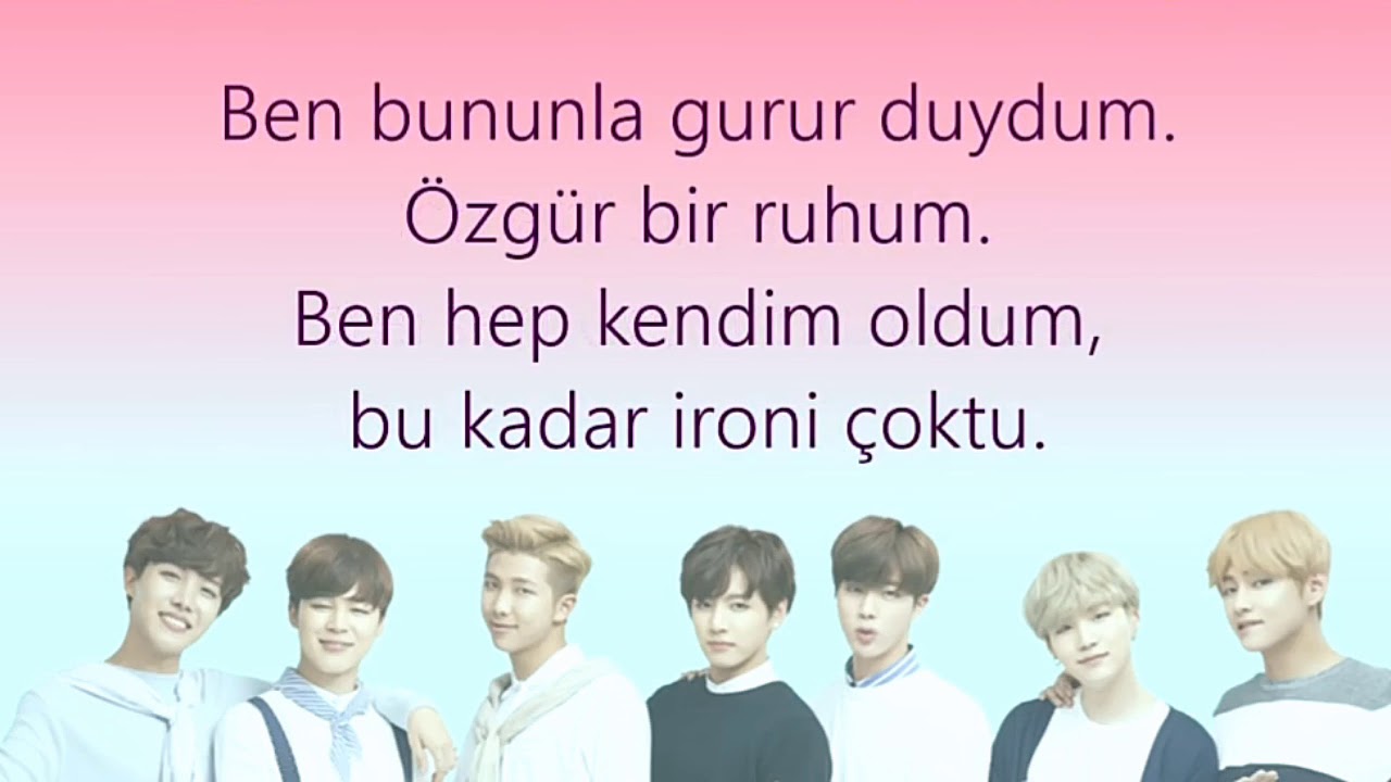 Efe Burak ft. BTS - IDOL lyrics turkish version