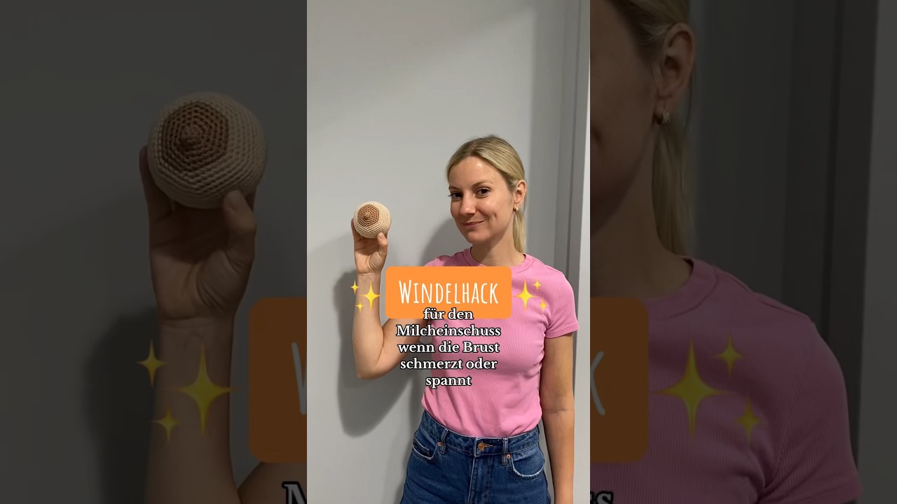 Ein schneller Trick, für den Milcheinschuss 🍒🤱🏼 - #stillen #milcheinschuss #muttermilch #shorts