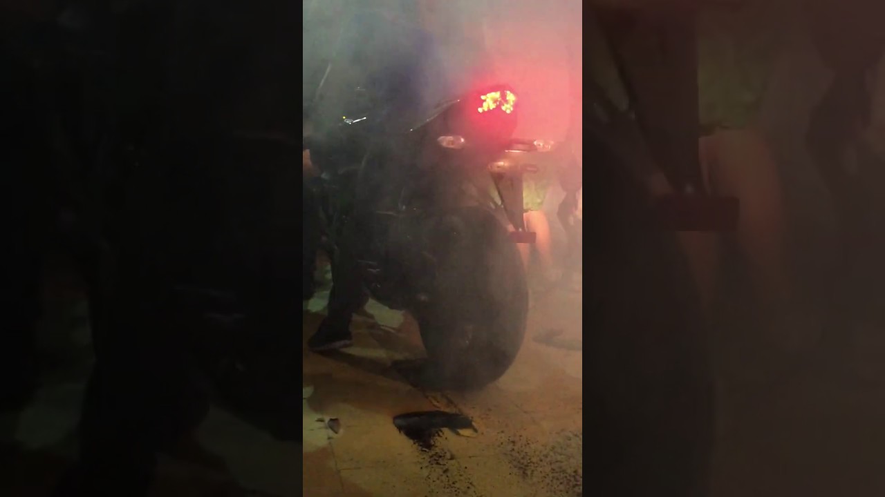 EKMOK Motosiklet Festivali Lastik Yakma (2)