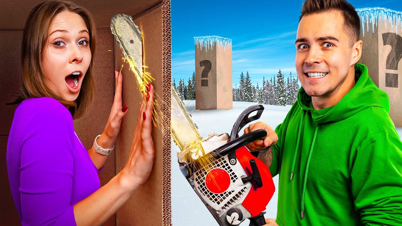 EKSTREMALNY CHOWANY W KARTONACH!