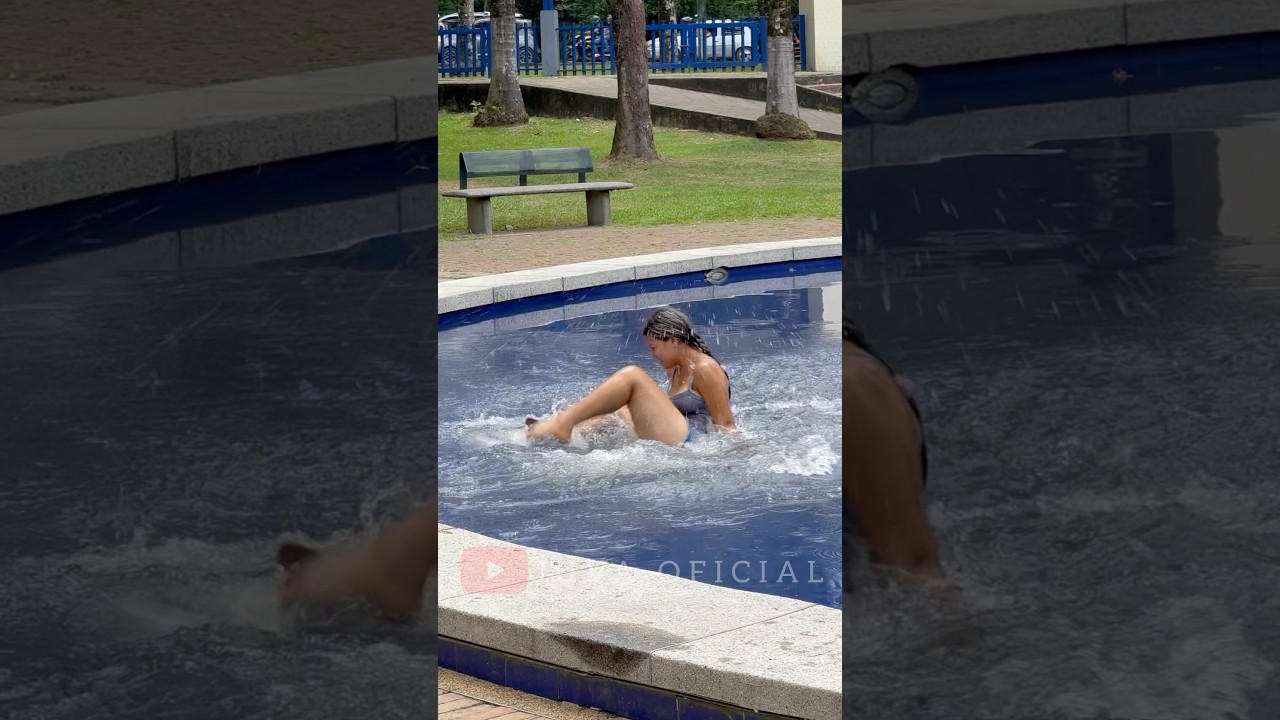 El balde de agua 💦 feliz 😀