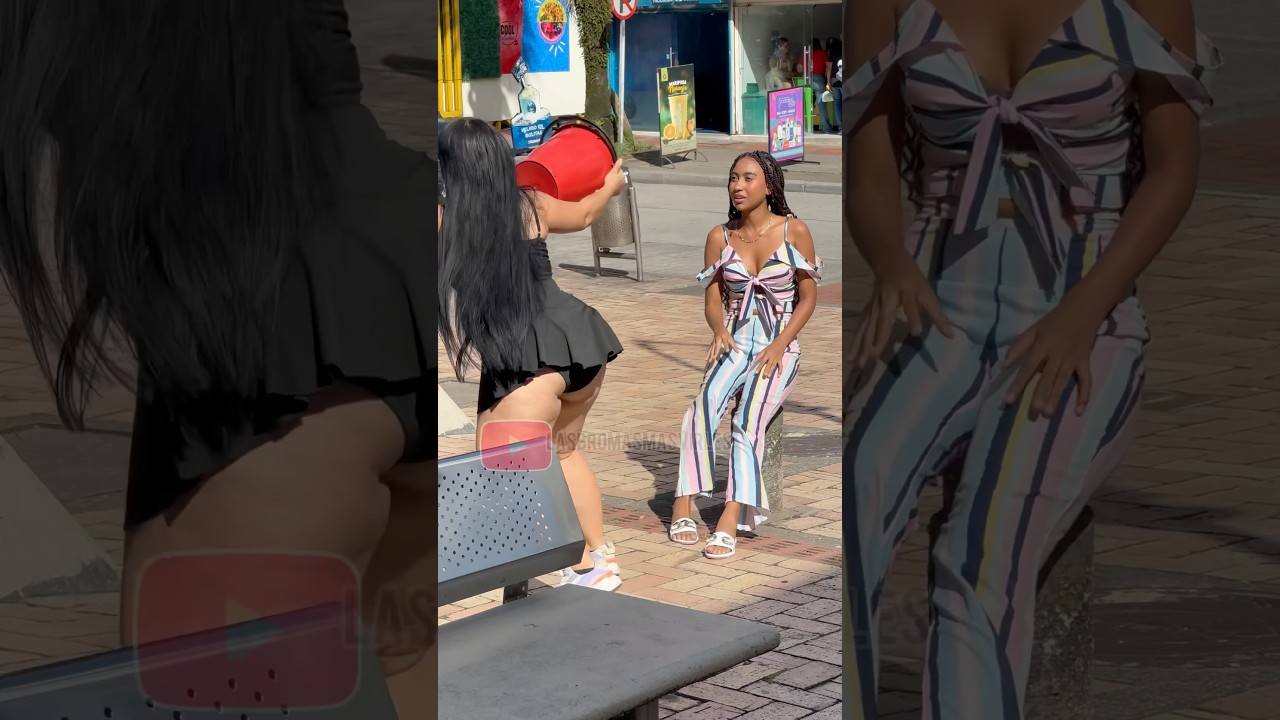 El balde de agua 💦con final feliz 😂❤️ #funny #prank #funil #trending #humor  #shorts  #viralvideo