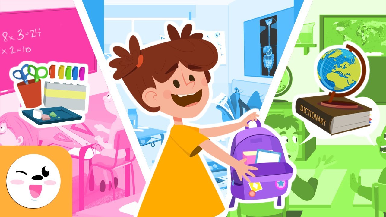 EL COLEGIO 📚 Rutinas para niños 🎒 Cuento sobre un día en el cole 📝 Vocabulario del colegio