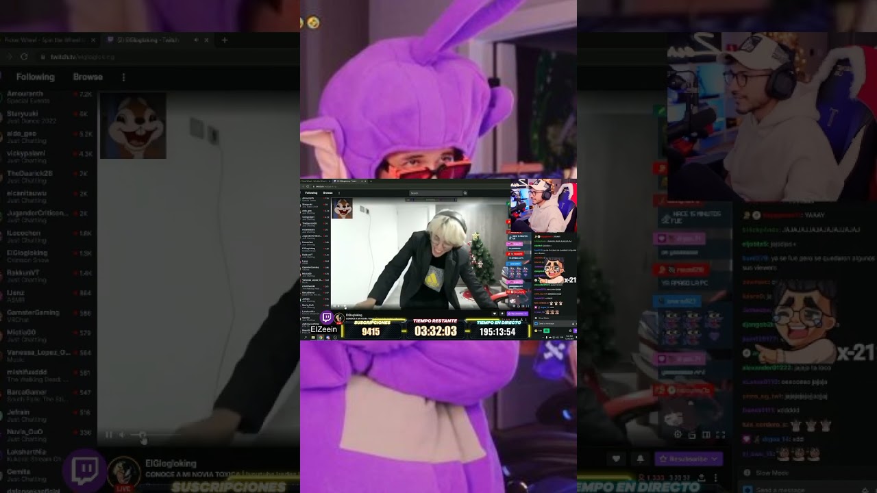 El zeein mira como glogloking baila con deargia🤣🤣