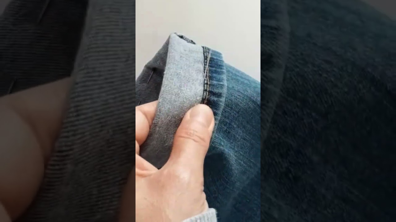 Elde Dikiş Kot Pantolon Boyu Kısaltma |Sewing Tips