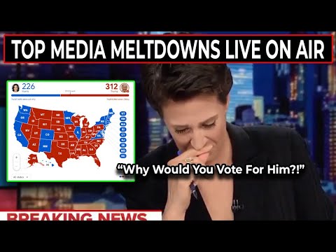 Election Night Media Meltdown Compilation Of Donald Trump Winning