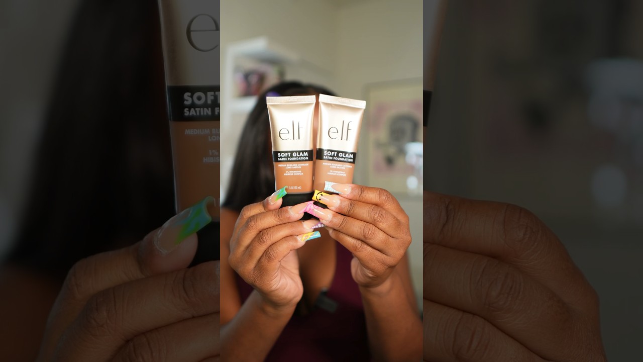 ELF COSMETICS SOFT GLAM FOUNDATION✨ #ElfCosmetics #SoftGlamFoundation #NewMakeup