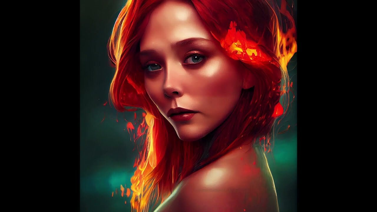 Elizabeth Olsen Fan Art - Fiery