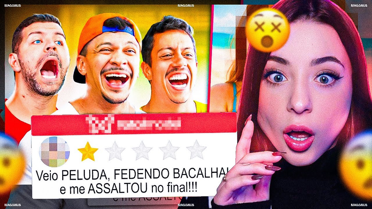 Ellen reage a 3 HUMORISTAS LENDO AVALIAÇÕES DO JOB