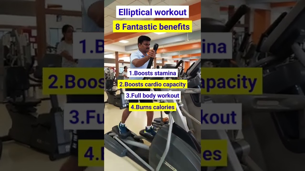 Elliptical workout | Fat loss | Weight loss #shorts
