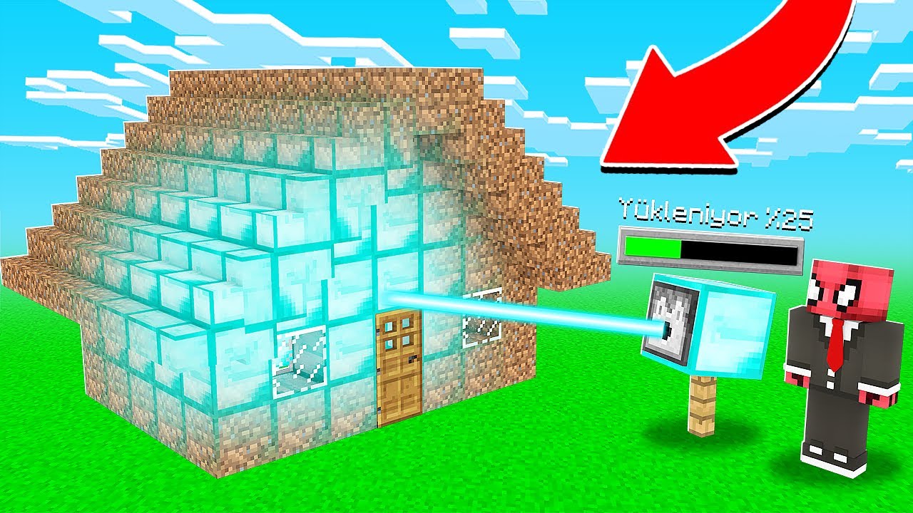 ELMASA DÖNÜŞTÜREN LAZER ⚡ - Minecraft