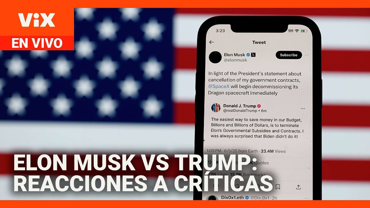 Elon Musk y Trump intercambian críticas | La Voz de la Mañana