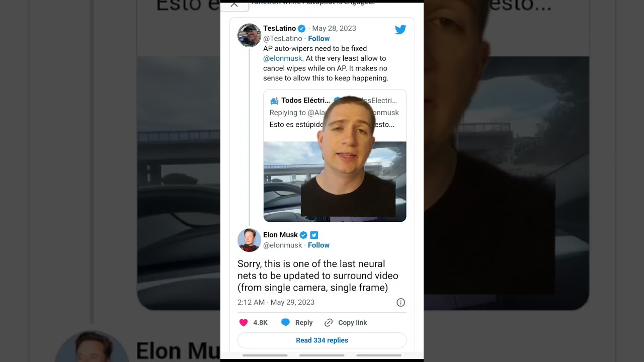 Elon Stops Tesla WIPERS! #shorts