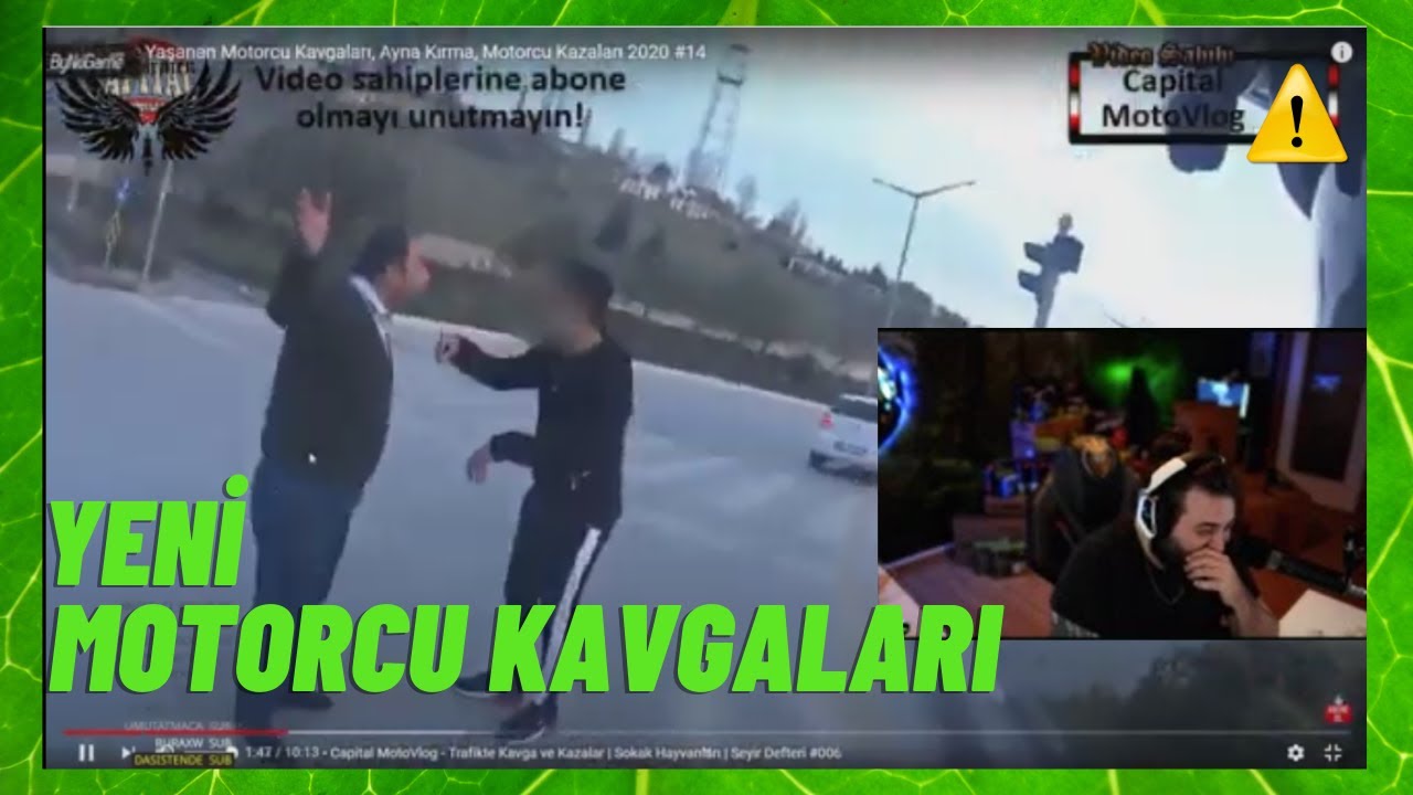 Elraen*Motorcu Kavgaları İzliyor ! #twitchserisi
