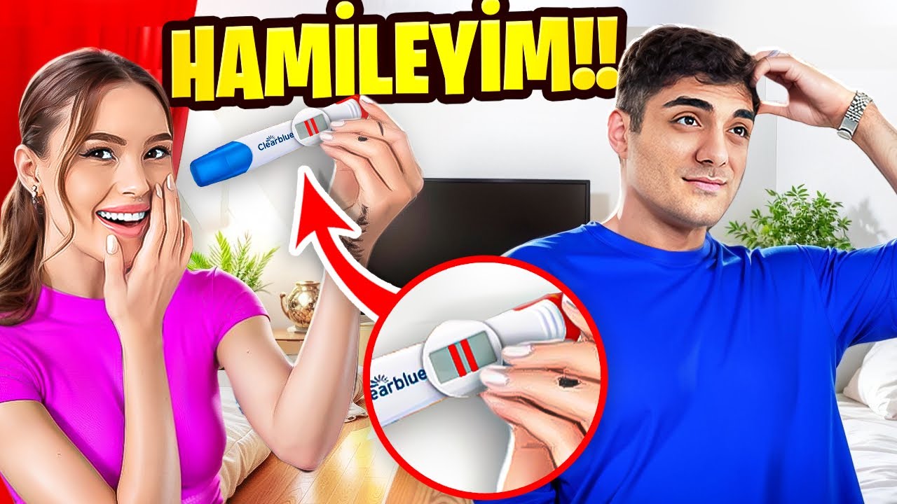 EŞİME HAMİLEYİM ŞAKASI - BANA KIŞKIRTMA YAPTI !!