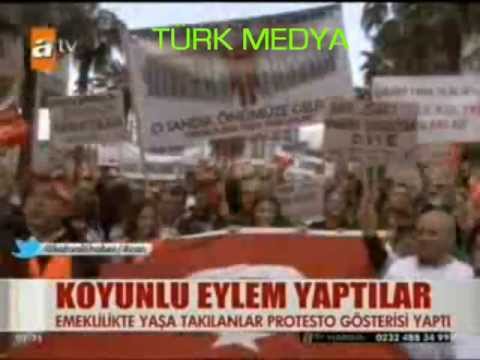 EMEKLİLİKTE YAŞA TAKILANLAR-KOYUNLU EYLEM-(22-04-2013-ATV-KAHVALTI HABERLERİ)-TÜRK MEDYA SUNAR.