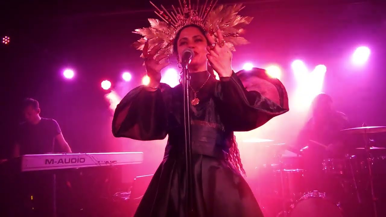 Emel Mathlouthi (2 songs) - Clique + Braibtek - February 18, 2025 - Madame Lou's, Seattle, WA