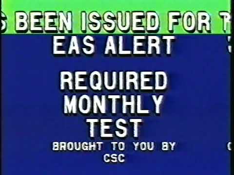 Emergency Alert System - New Jersey Monthly Test [June 27, 2000]