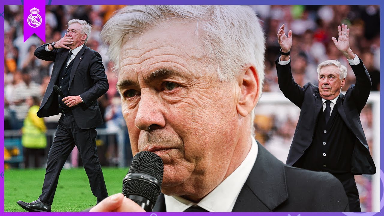 Emotional farewell to Ancelotti at the Bernabéu! | Real Madrid