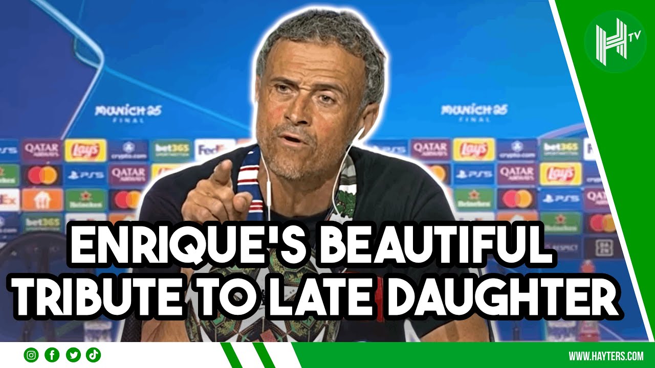 EMOTIONAL Luis Enrique's beautiful tribute to late daughter after winning Champions League ❤️