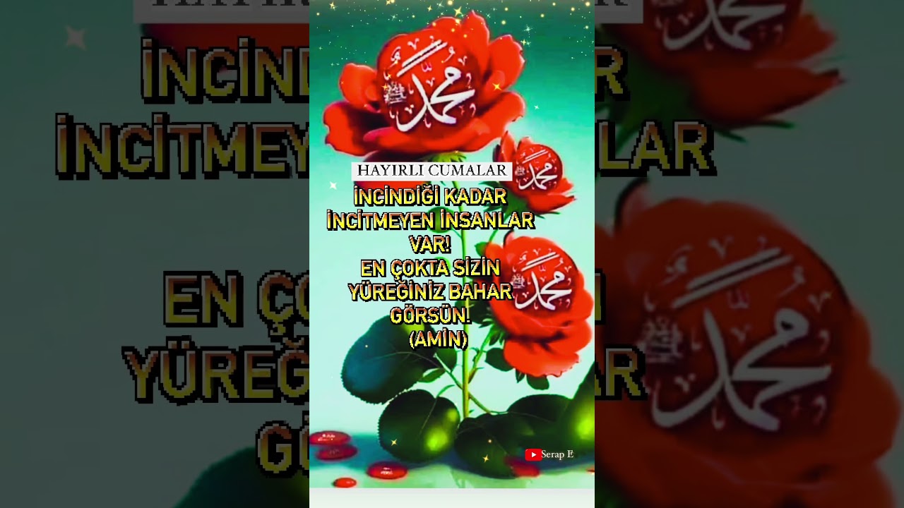 En Güzel Cuma Mesajları🌹Hayırlı Cumalar🌺Cumanız Mübarek Olsun🩷#cumamesajıvideoları