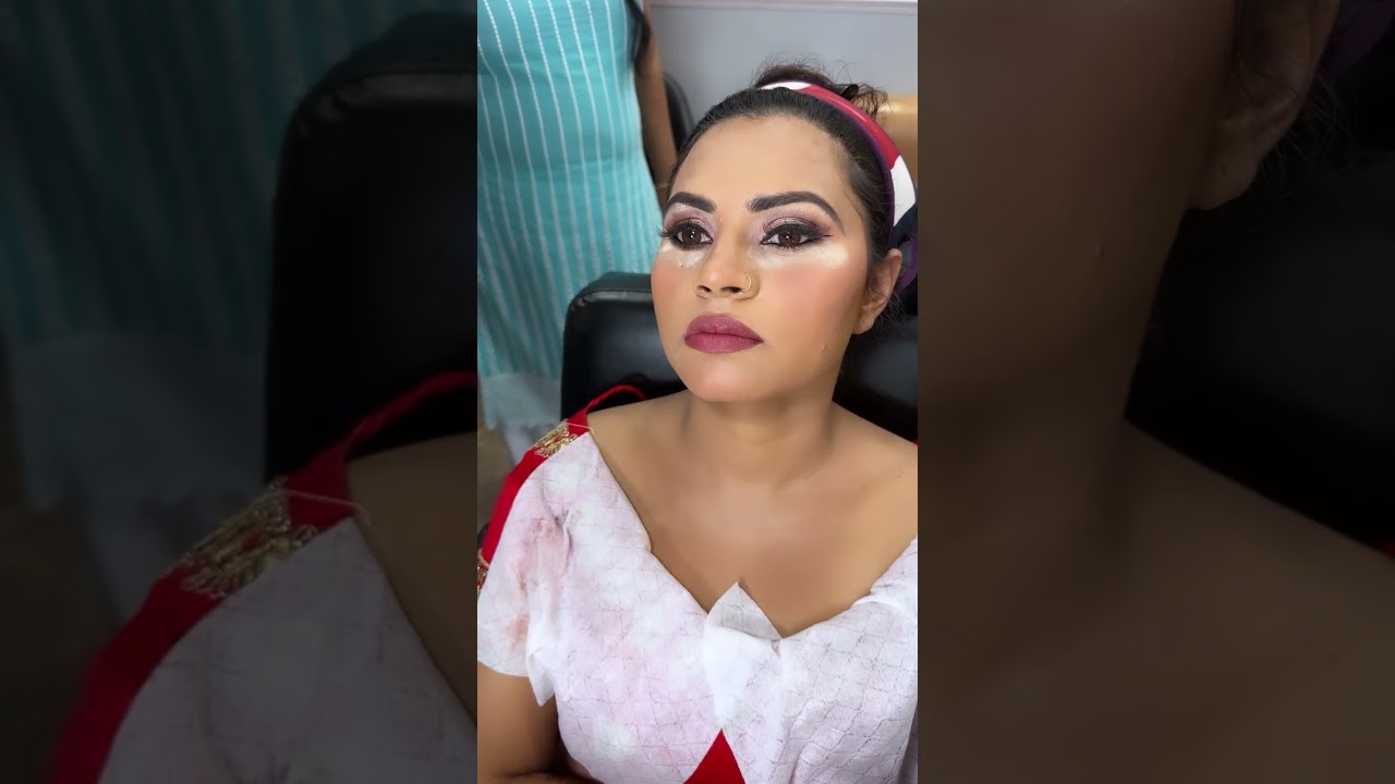 Engagement makeup by Leena Singh 🥰 for makeup bookings:📞7668324008