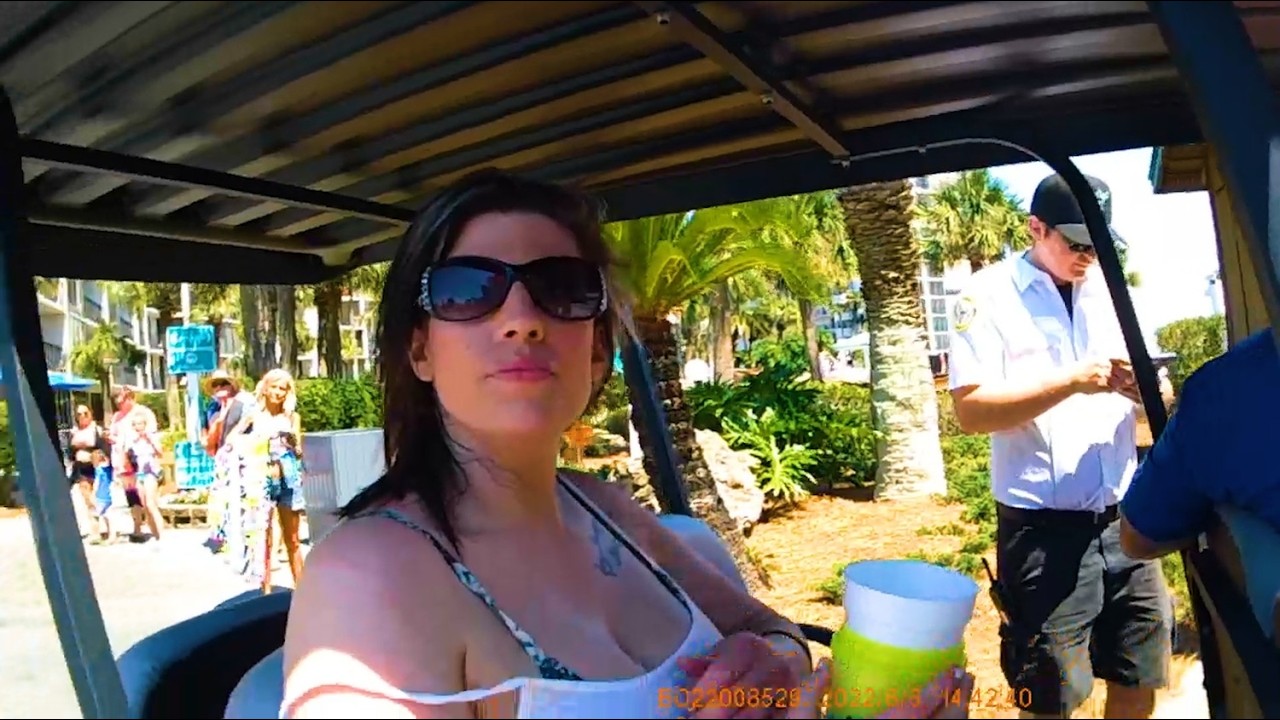 Entitled Karen Fights Police at Beach Resort