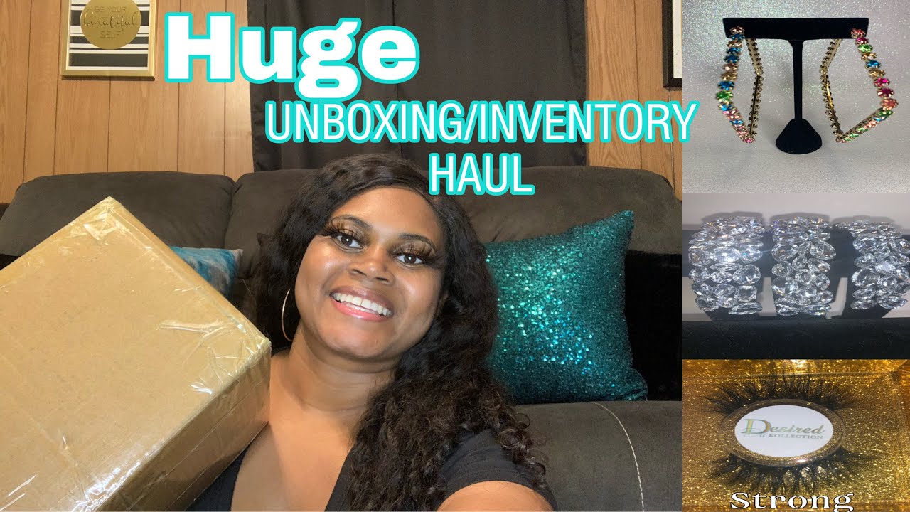 ENTREPRENEUR LIFE EPISODE 1: 2021 Inventory Haul | LASHES| HEADBANDS| JEWELRY