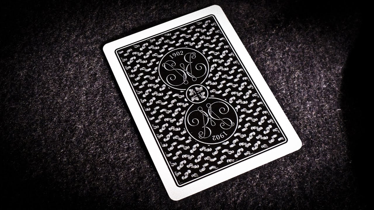 Erdnase 1902 Black Acorn Playing Cards - Magicland.se