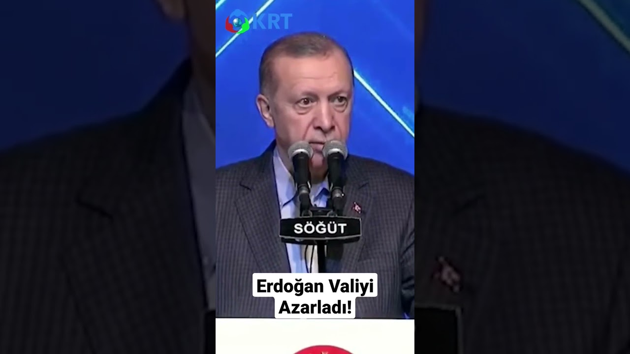 Erdoğan Valiyi Ayağa Dikip Azarladı! 'Al Eline Al!' | KRT Haber #shorts