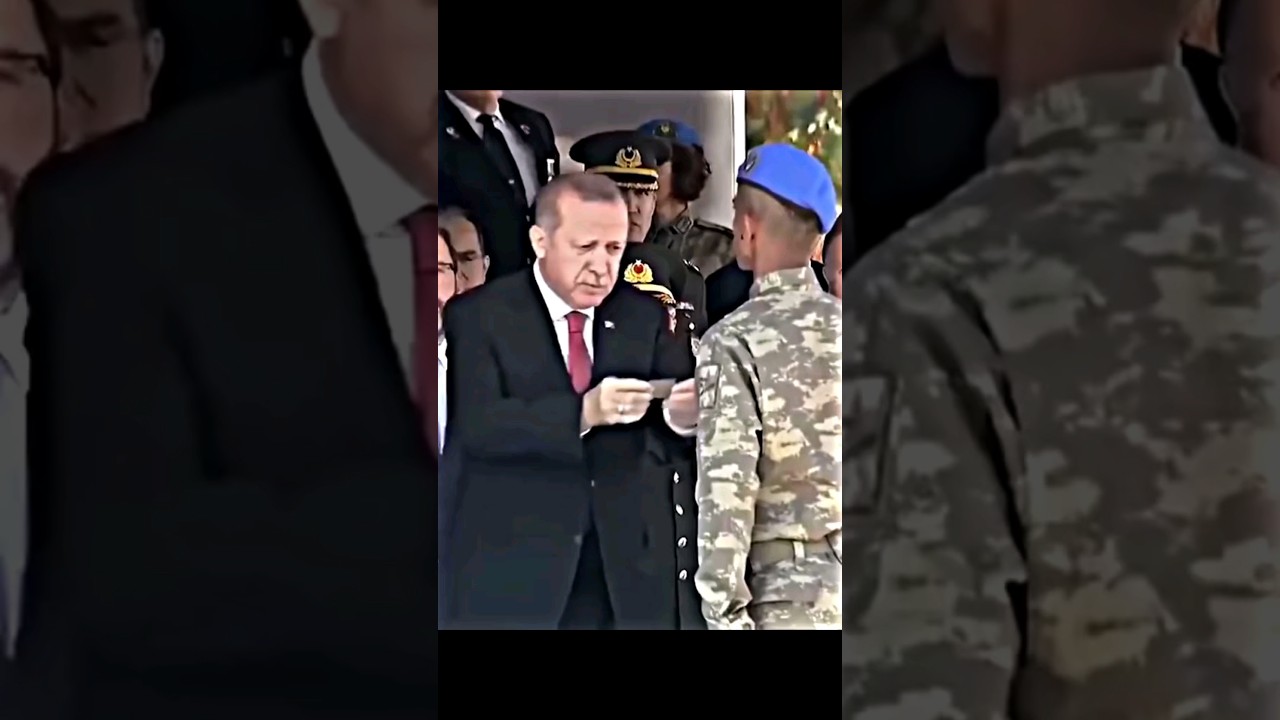 Erdoğan'dan askere sağlamlık testi 😎🇹🇷