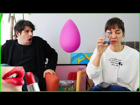 ERKEKLER NE SÜRDÜĞÜMÜZÜ SANIYOR ? KADIN VE ERKEK MAKYAJ FARKI !!