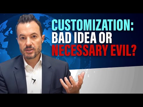 ERP Software Customization vs. Software Best Practices