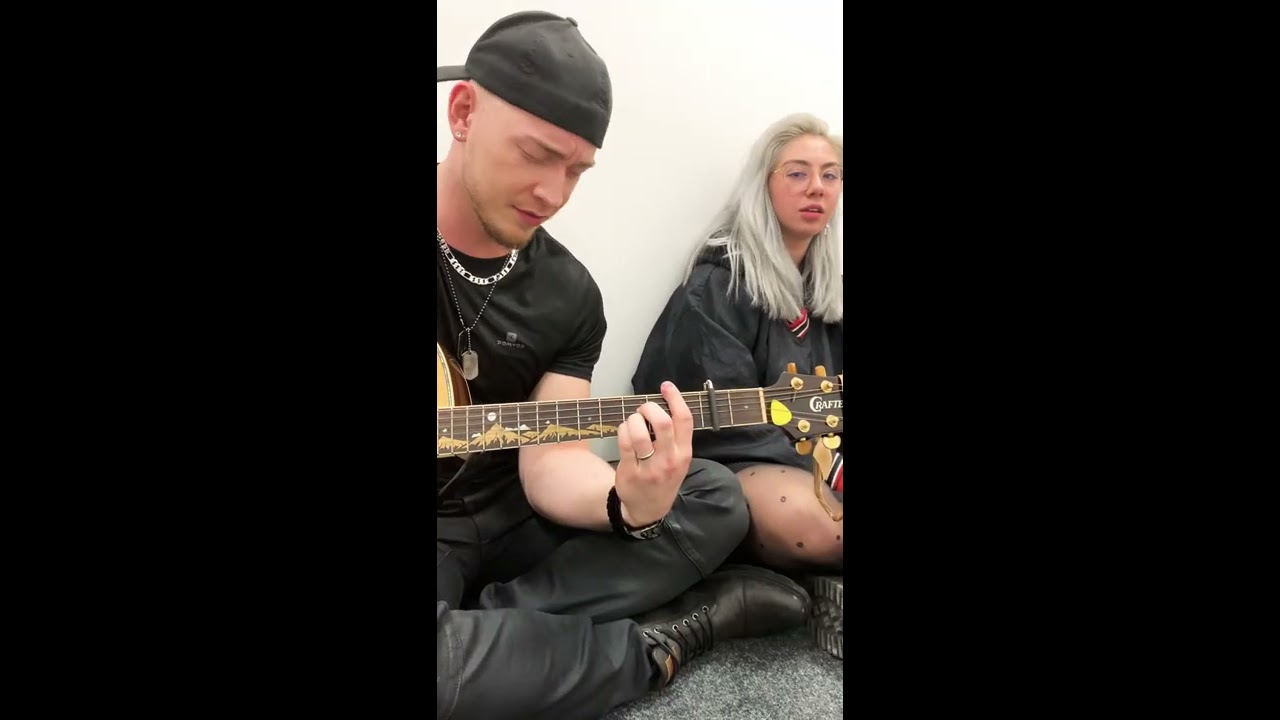 Erwin Kintop and Lienne singing Billie eilish - Everything I wanted acoustic cover