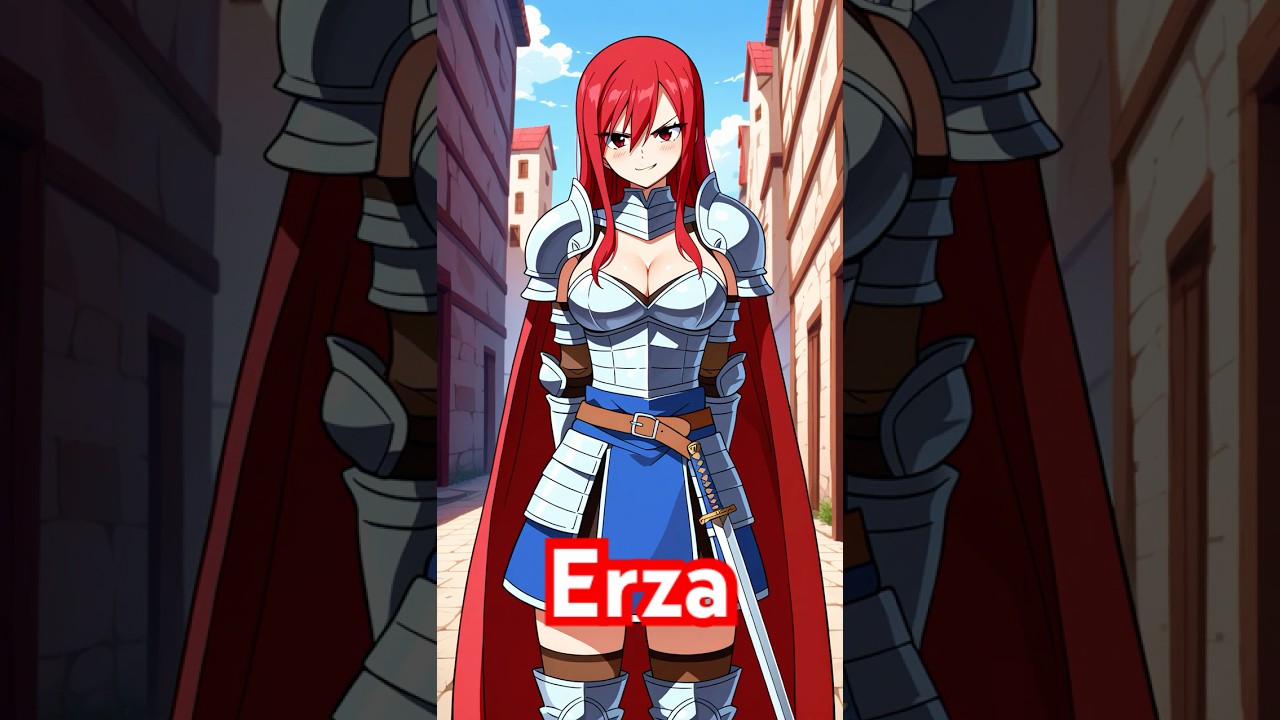Erza Scarlet Fairy Tail Tribute Female Anime Characters Art Fan-made Amateur #anime