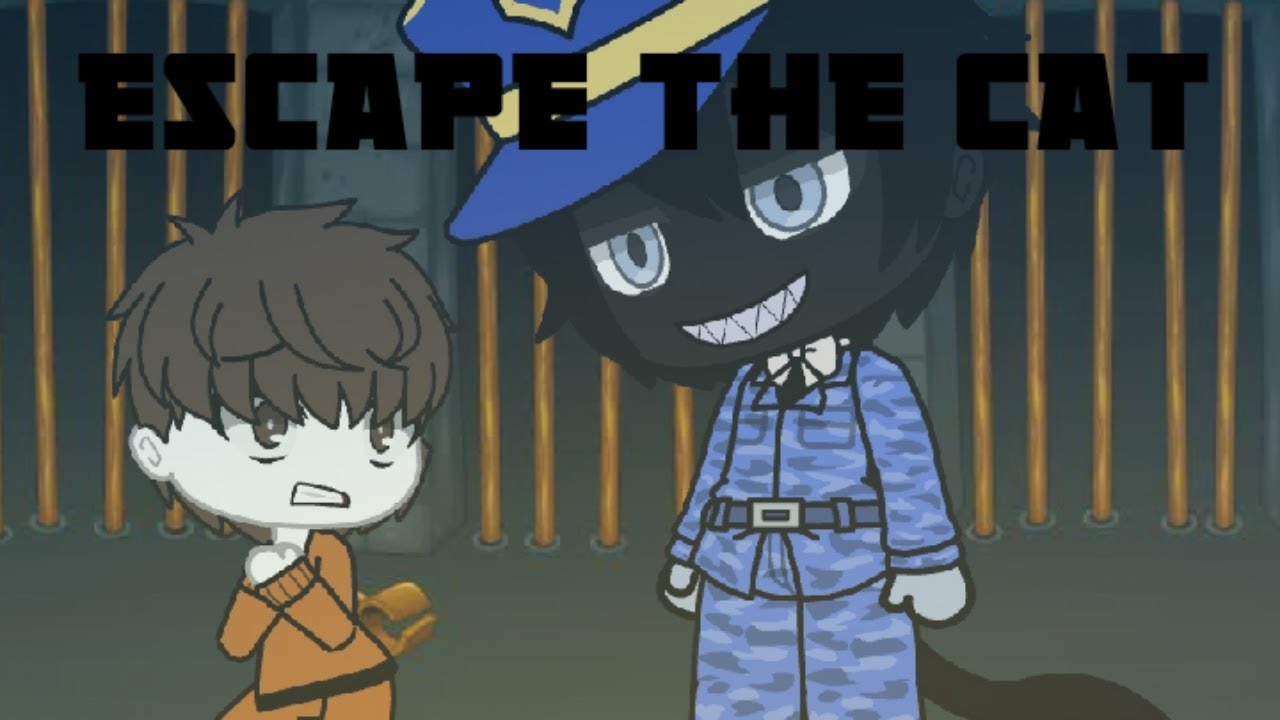 Escape the cat! | cartoon cat x male y/n gacha life gay love part 2