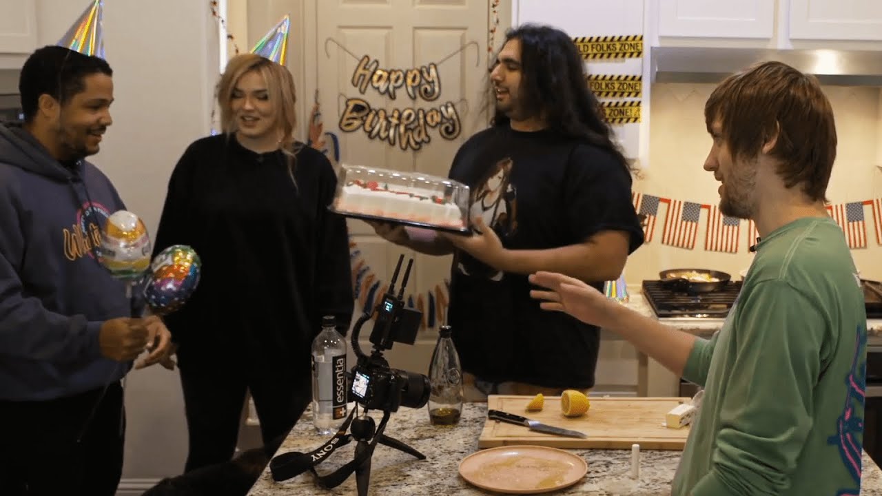 Esfand surprises Nick with a Birthday Cake!