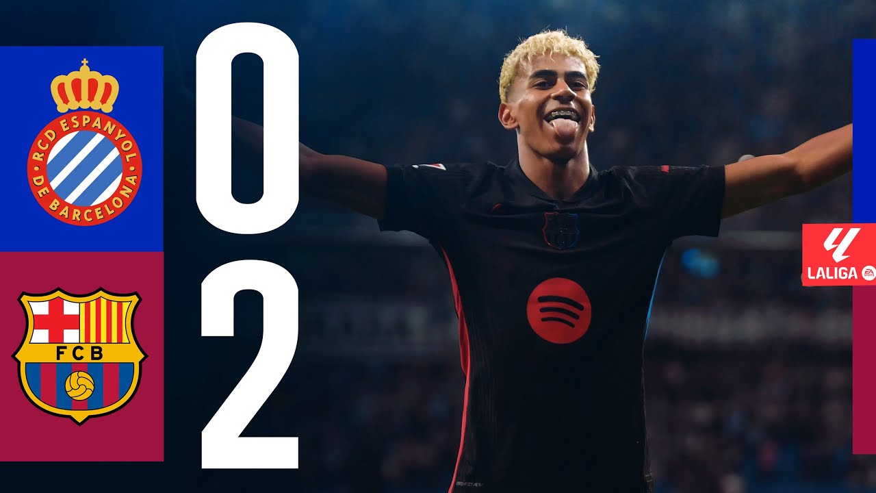 ESPANYOL 0 vs 2 FC BARCELONA | CHAMPIONS!!! LALIGA 2024/25 MD36