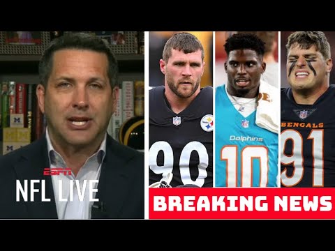 ESPN latest on Dolphins trade Tyreek Hill? - Steelers trade T.J Watt? - Bengals trade Hendrickson?
