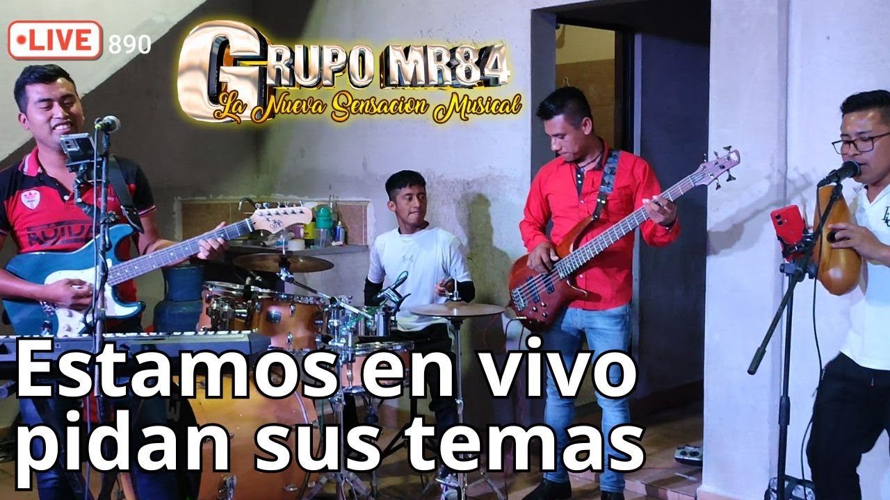 ESTAMOS EN VIVO PIDAN SUS TEMAS GRUPO MR84, CUMBIAS TROPICALES