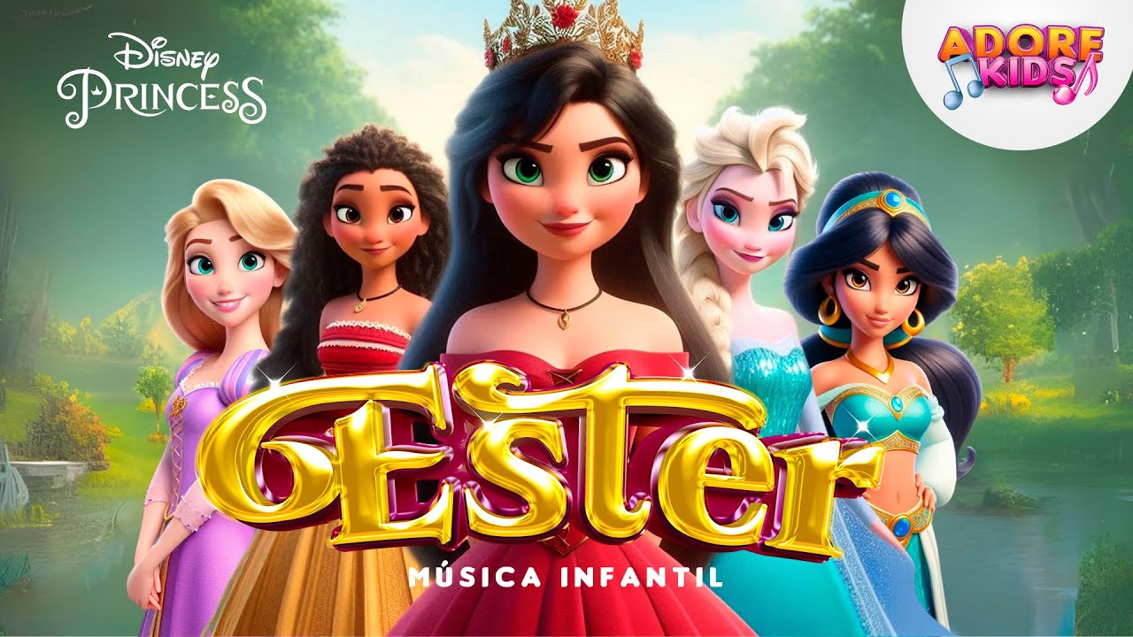 Ester e as Princesas da Disney | Música Gospel Infantil
