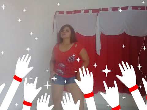 Eu dançando no residencial Rio Grande