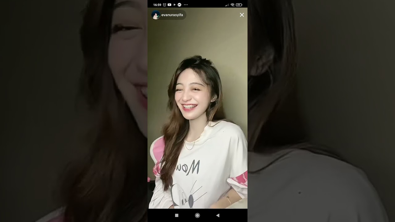 evanurasyifa live cantik