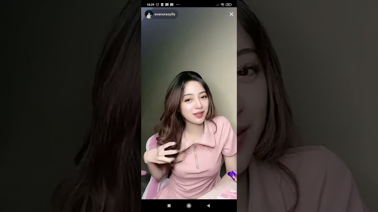 evanurasyifa live tiktok GK pakek jilbab