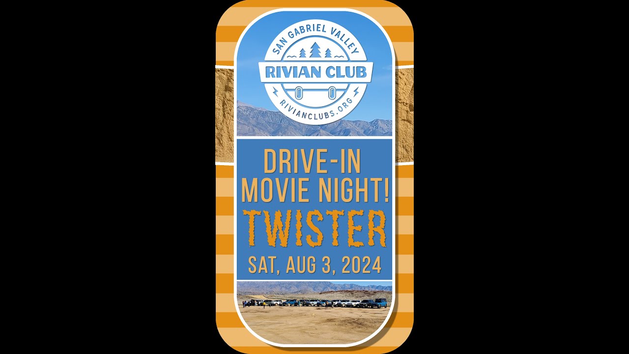 Event Announcement - Drive-In Movie Night Aug 3 2024