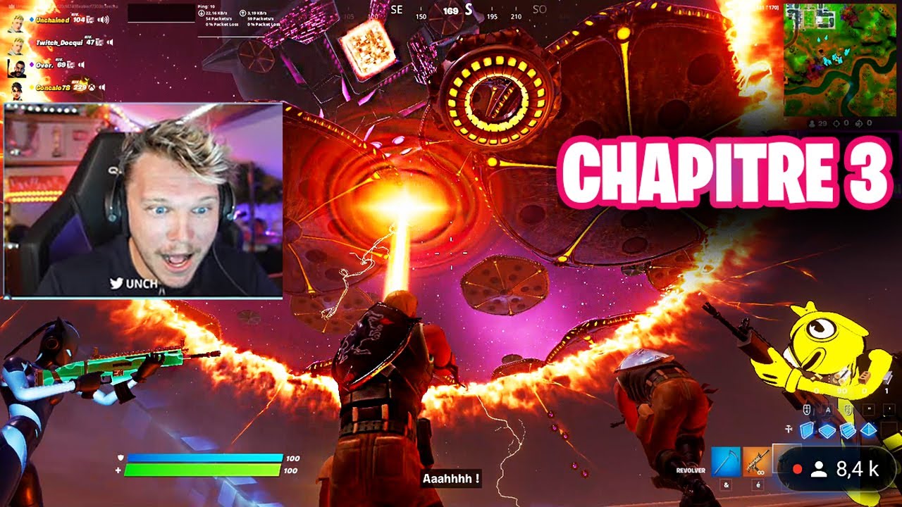 EVENT LA FIN DE FORTNITE !! Reaction au Chapitre 3 !