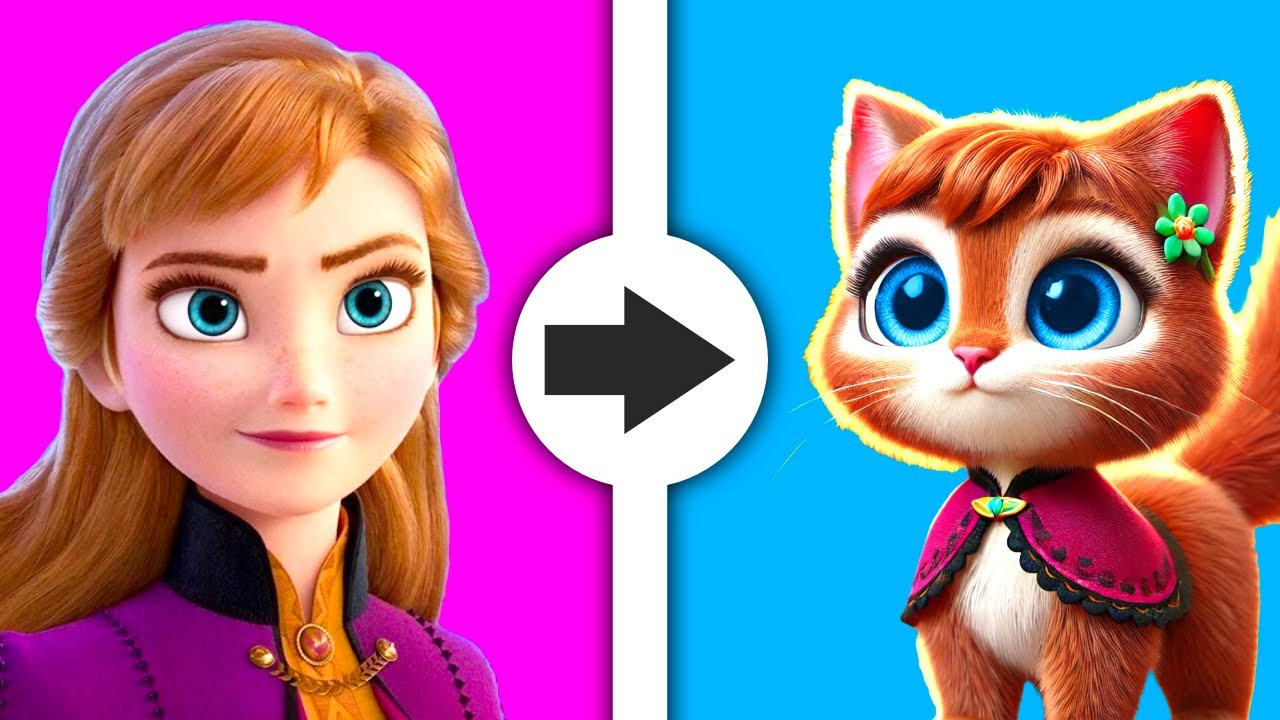 Every Disney Princess As a Cat