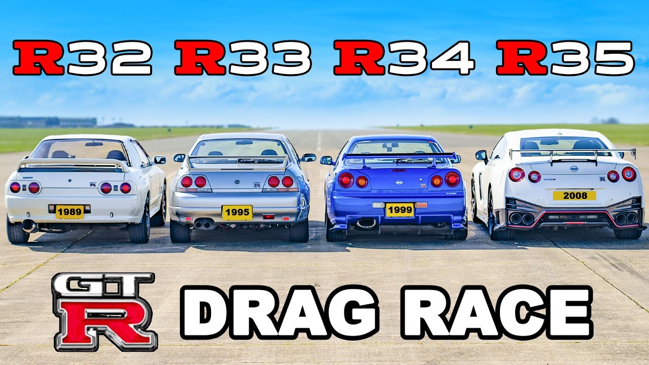 EVERY Nissan GT-R DRAG RACE!